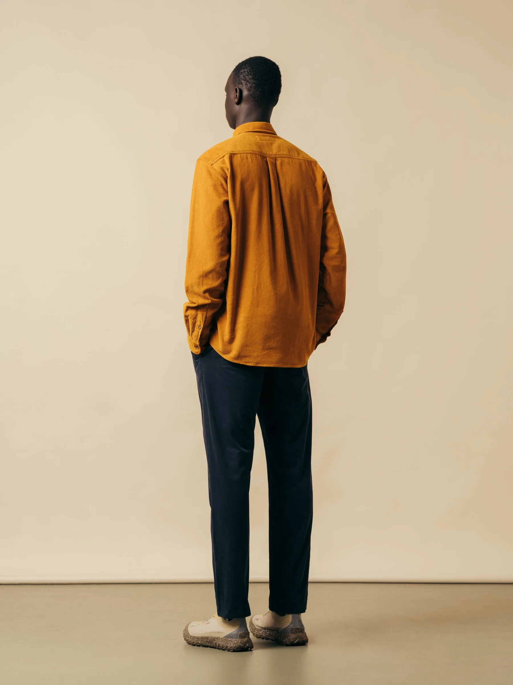 Dirleton Shirt In Saffron 12W Cotton Corduroy sold by Kestin product image thumbnail 4