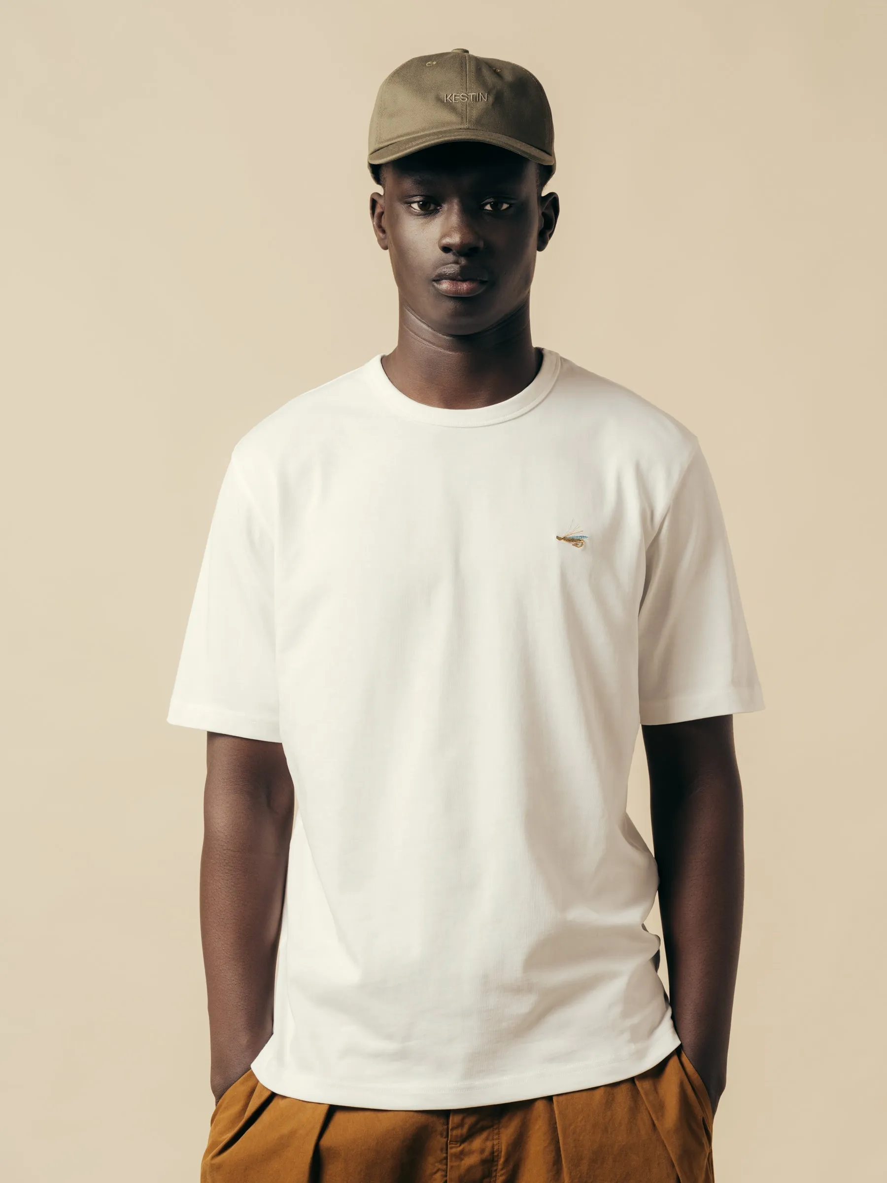 Cargill T-Shirt In White Cotton Jersey sold by Kestin product image thumbnail 2