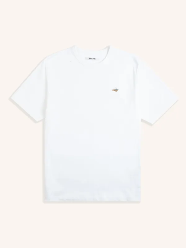 Cargill T-Shirt In White Cotton Jersey sold by Kestin