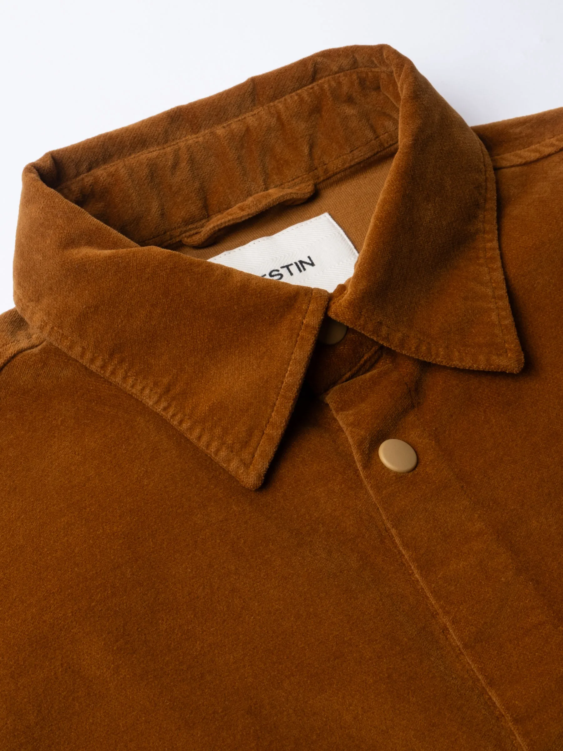 Armadale Coach Jacket in Tobacco Moleskin sold by Kestin product image thumbnail 2