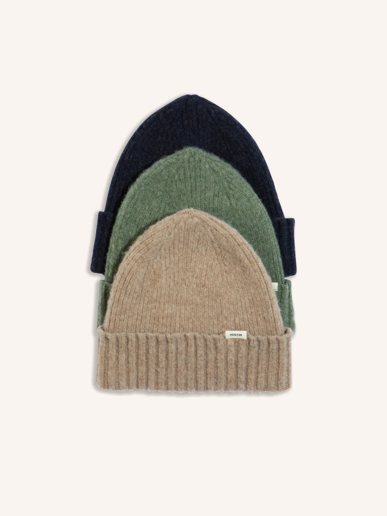 Balloch Beanie in Dark Navy Brushed Lambswool sold by Kestin product image thumbnail 4