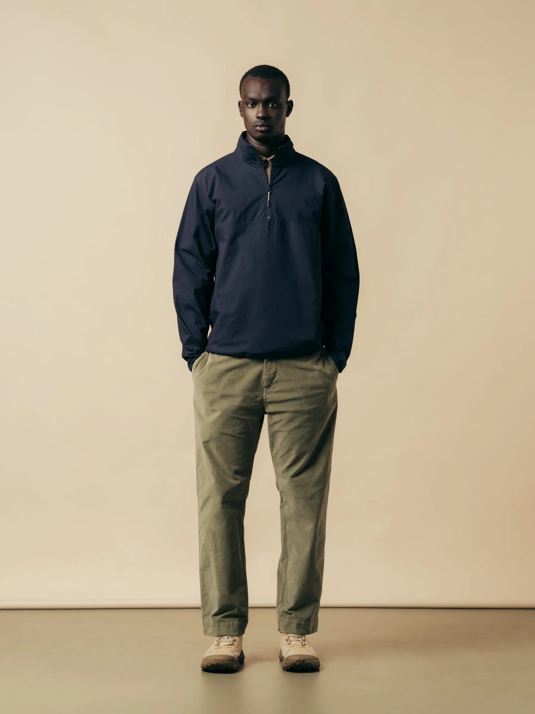 Aberfeldy Windbreaker In Navy Cotton Ripstop sold by Kestin product image thumbnail 2