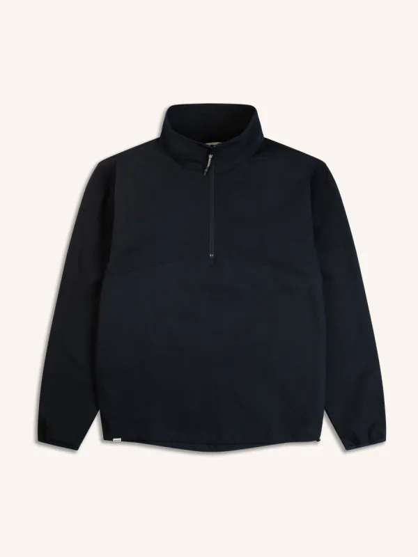 Aberfeldy Windbreaker In Navy Cotton Ripstop sold by Kestin
