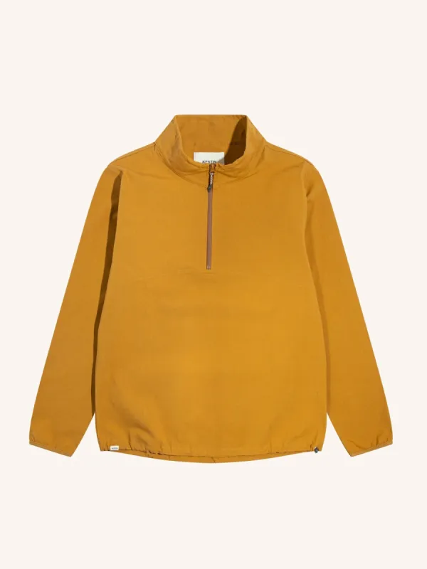 Aberfeldy Windbreaker In Dark Ochre Cotton Ripstop sold by Kestin