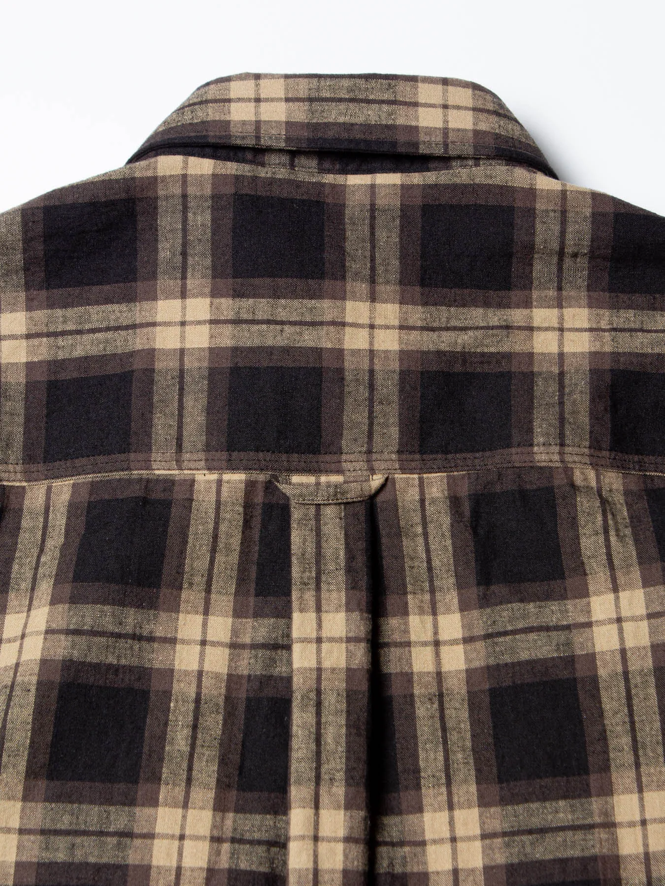 Raeburn Button Down Shirt in Peat Plaid sold by Kestin product image thumbnail 5