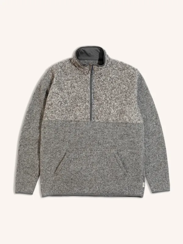 Belhaven Fleece in Undyed Marl Italian Wool made by Kestin