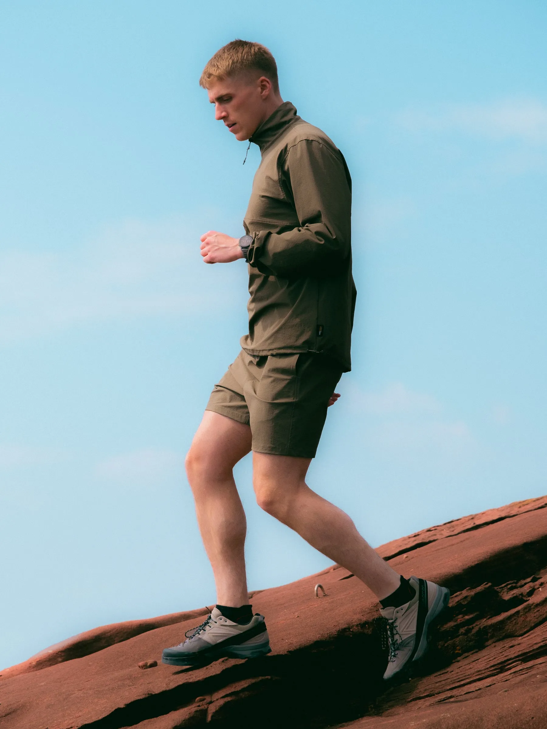 Edra Active Shorts In Olive CORDURA® Stretch Ripstop sold by Kestin product image thumbnail 2