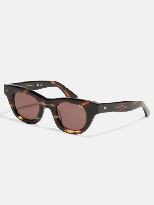 Ace & Tate Oshin Sunglasses in Tigerwood sold by Kestin