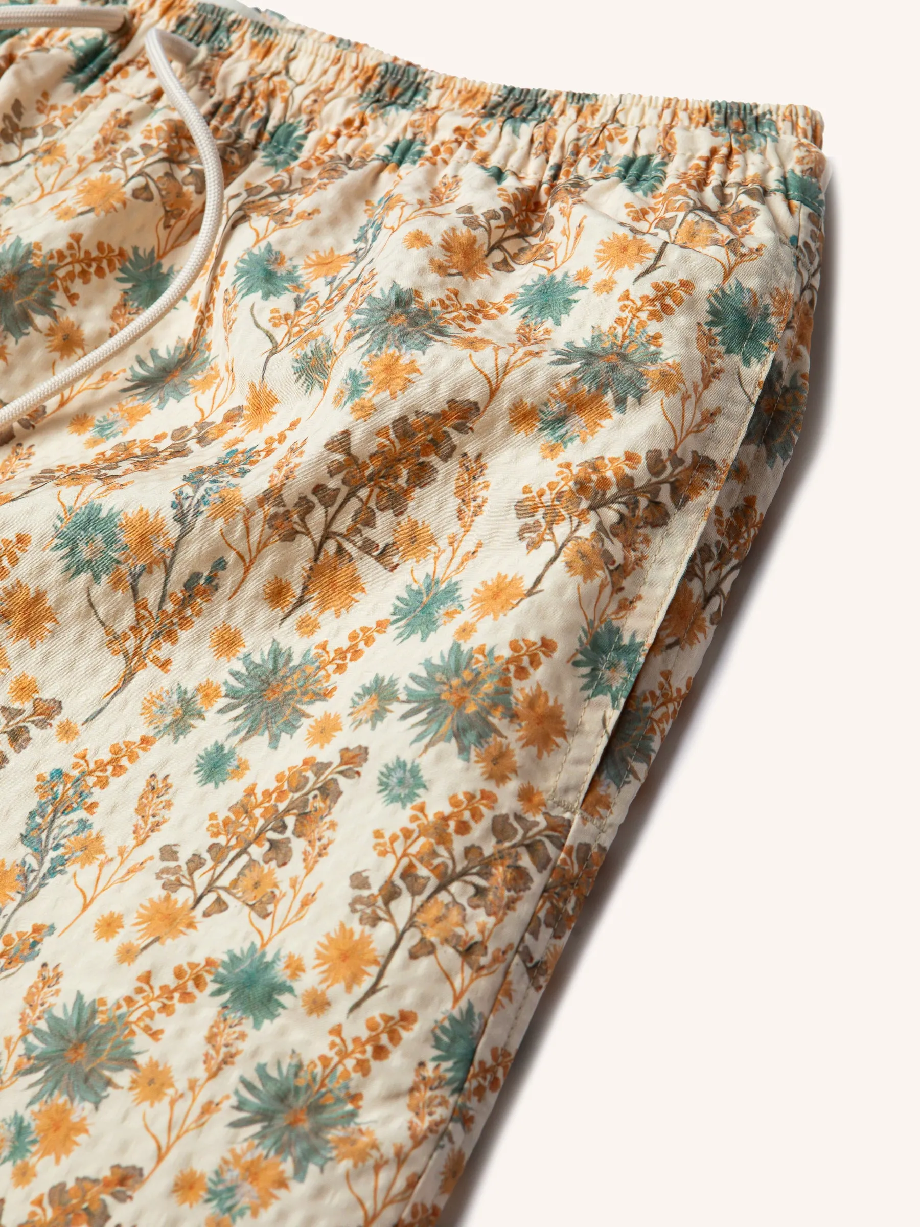 Seacliff Swim Short in Ecru Thistle Print SEAQUAL® Yarn sold by Kestin product image thumbnail 5