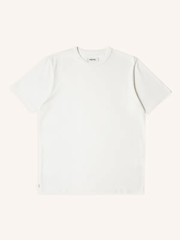 Drem Classic T-Shirt in Ecru sold by Kestin