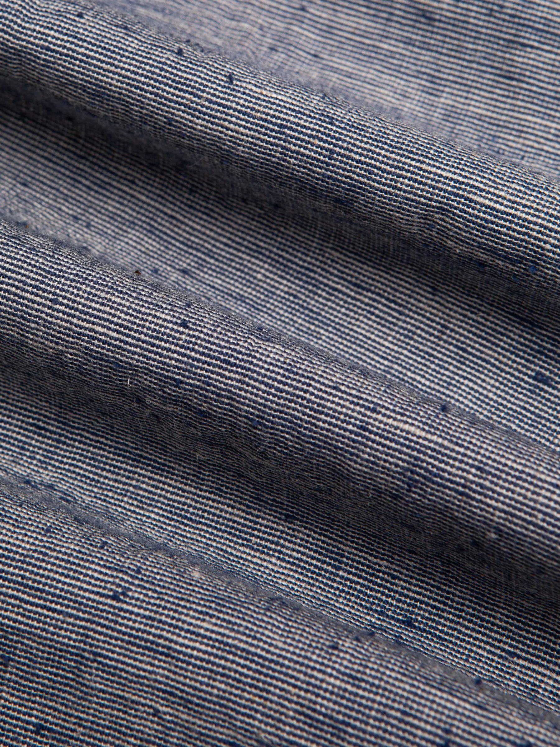 Dirleton Shirt in Blue Japanese Cotton Slub sold by Kestin product image thumbnail 3