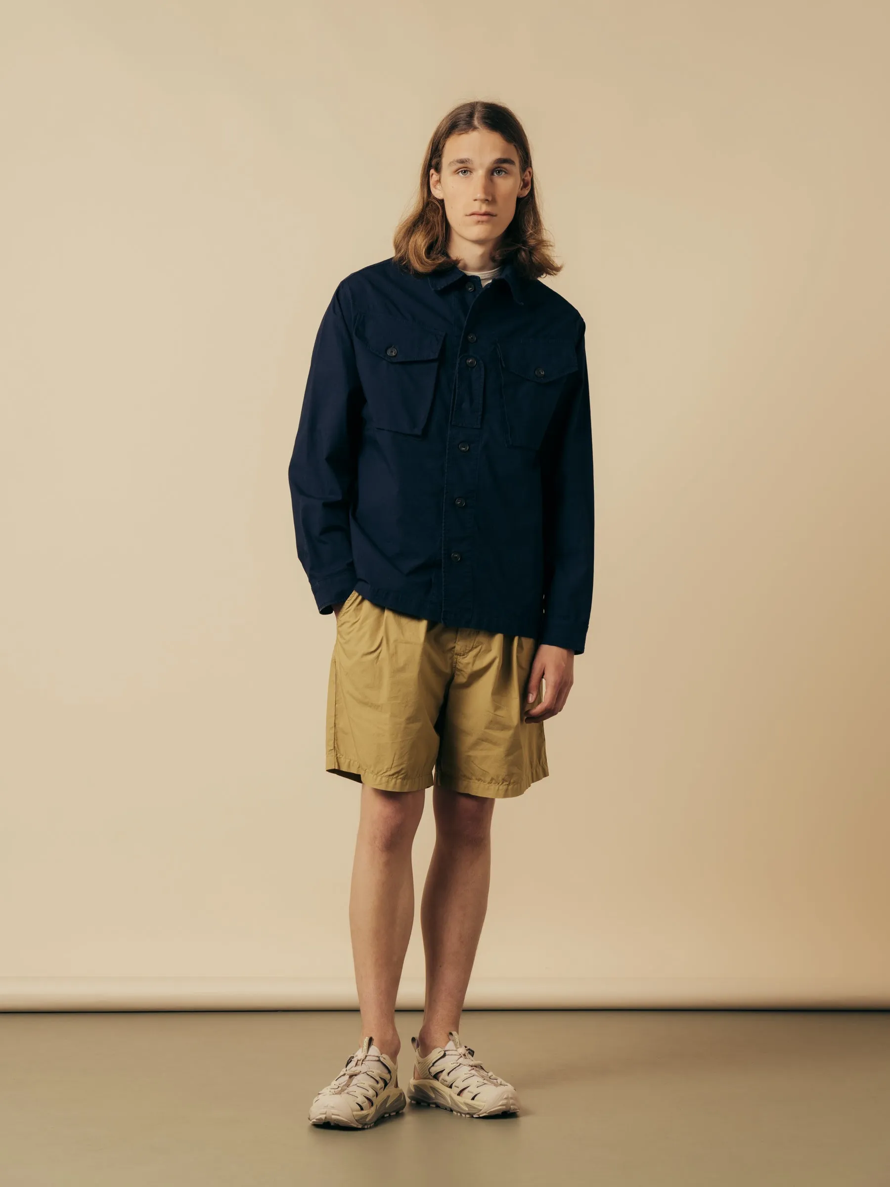 Mhor Short in American Tan Cotton Poplin sold by Kestin product image thumbnail 2