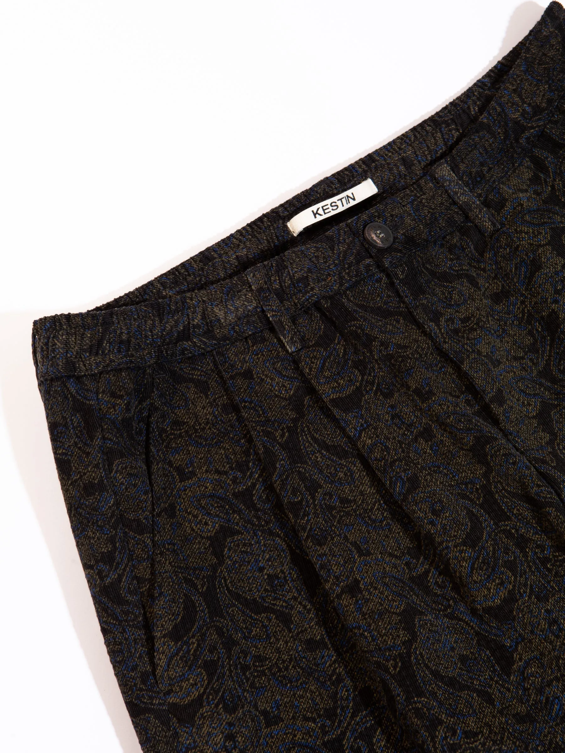 Mhor Short in Ink Japanese Paisley sold by Kestin product image thumbnail 4