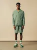 Tain Shirt in Fern Organic Fine Cord sold by Kestin