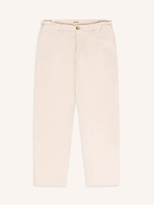 Aberlour Pant in Ecru Corduroy sold by Kestin