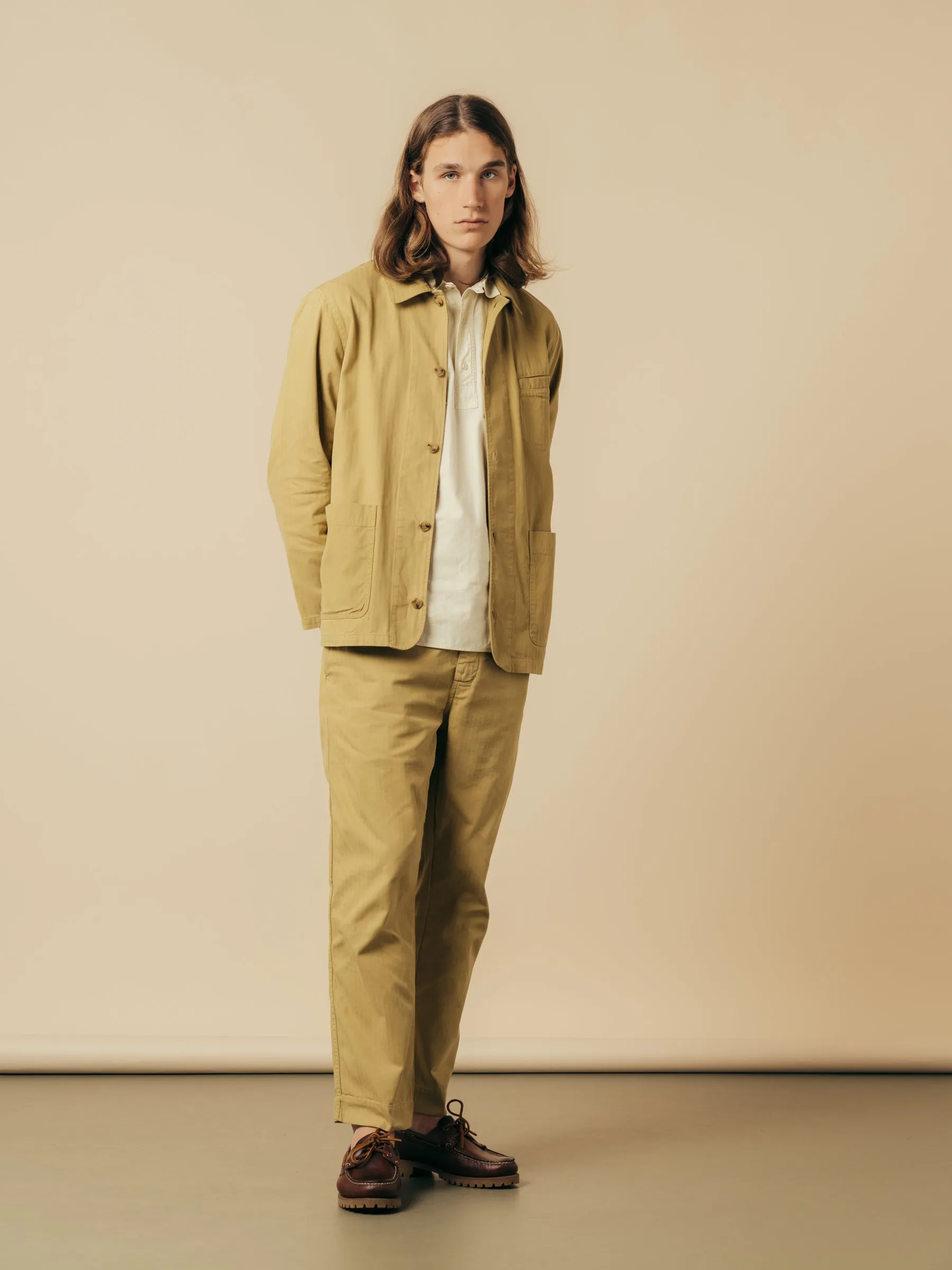 Aberlour Pant in American Tan Herringbone sold by Kestin product image thumbnail 4