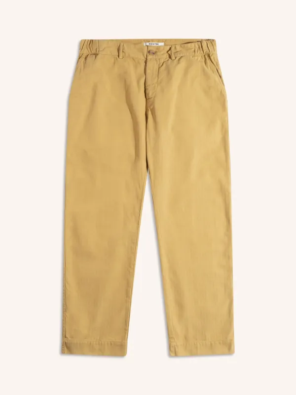 Aberlour Pant in American Tan Herringbone made by Kestin
