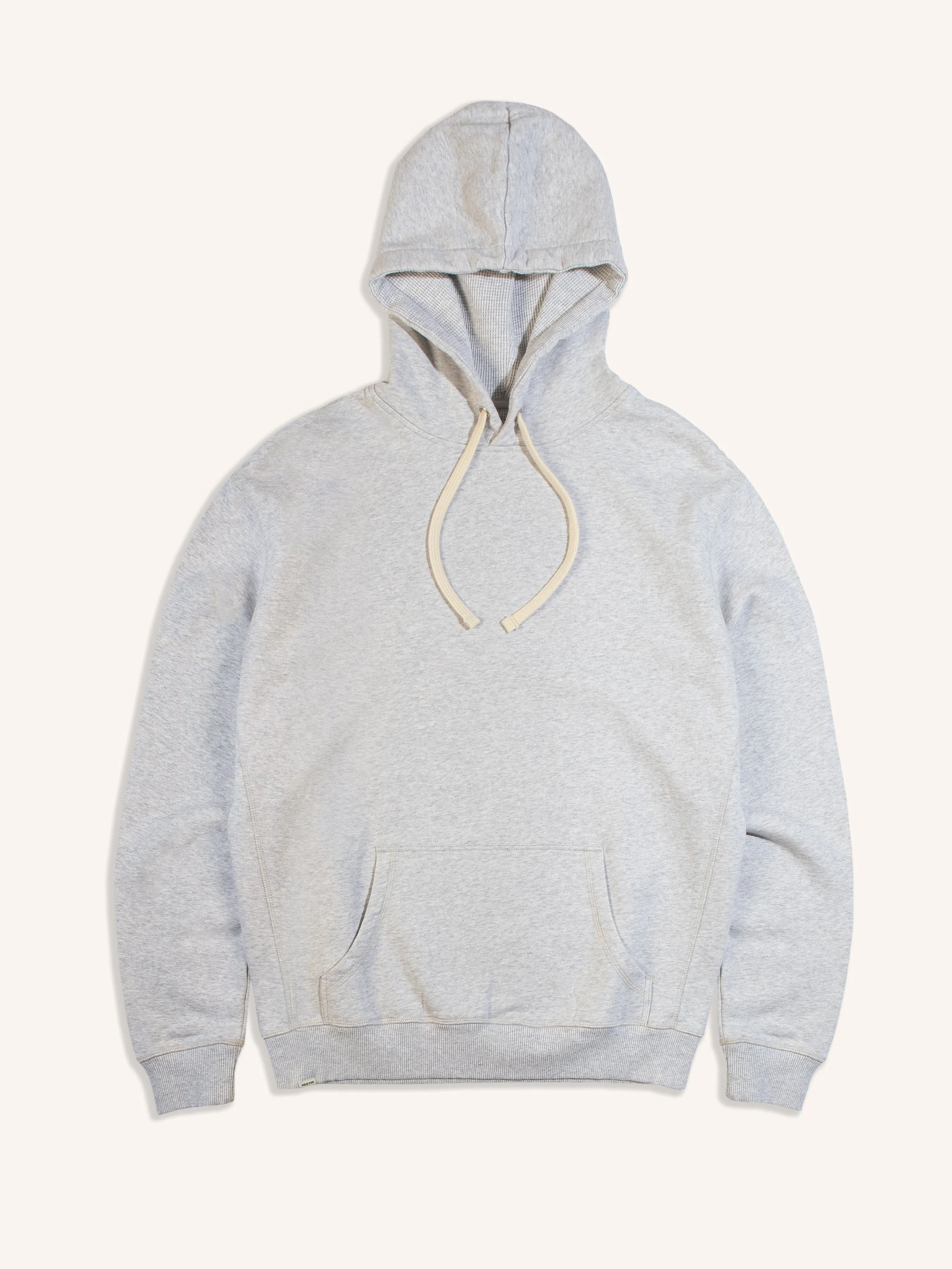 St Andrews Hoodie in Grey Marl Fleeceback sold by Kestin