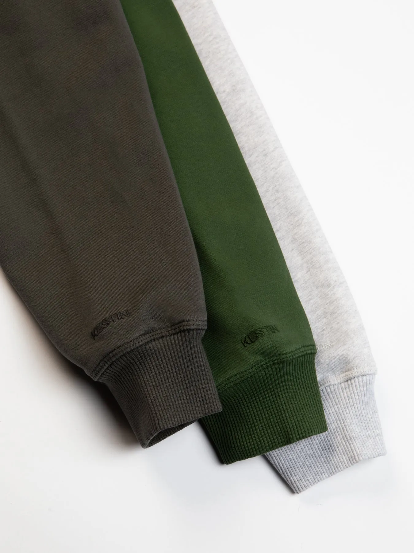 St Andrews Hoodie in Grey Marl Fleeceback sold by Kestin product image thumbnail 2