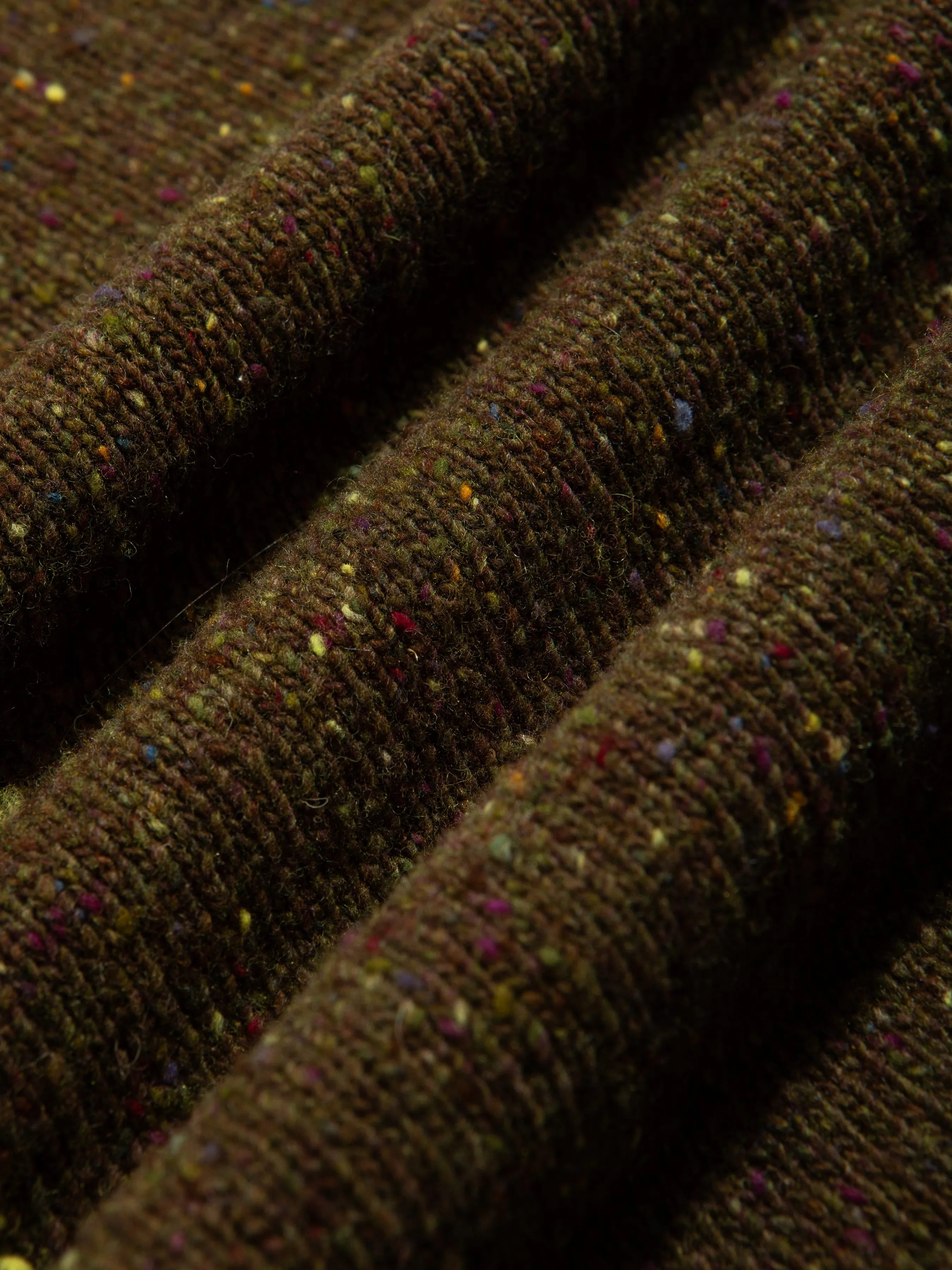 Donegal Roll Neck in Dark Olive Pure Merino Wool sold by Kestin product image thumbnail 5