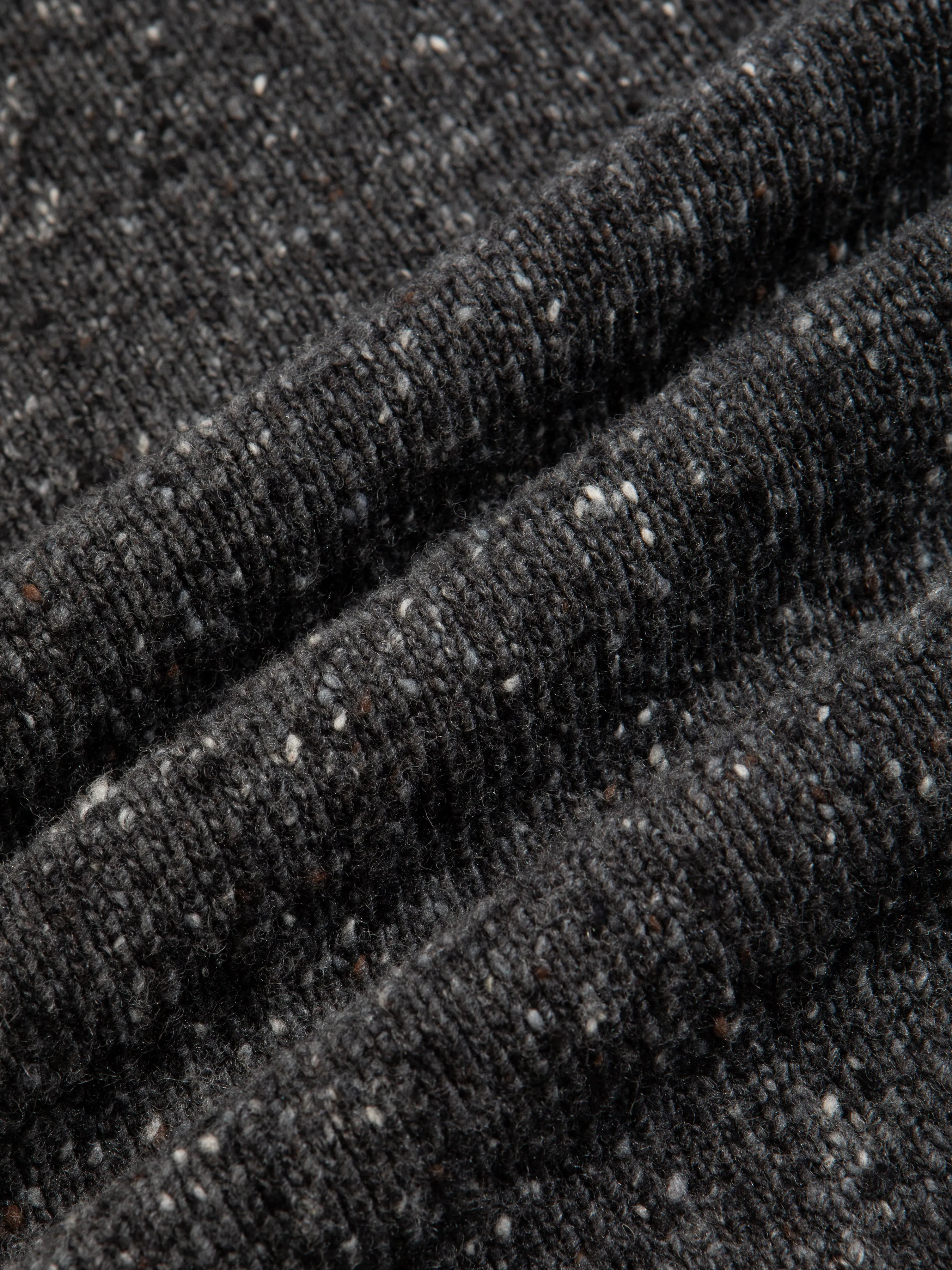 Donegal Roll Neck in Charcoal Pure Merino Wool sold by Kestin product image thumbnail 3