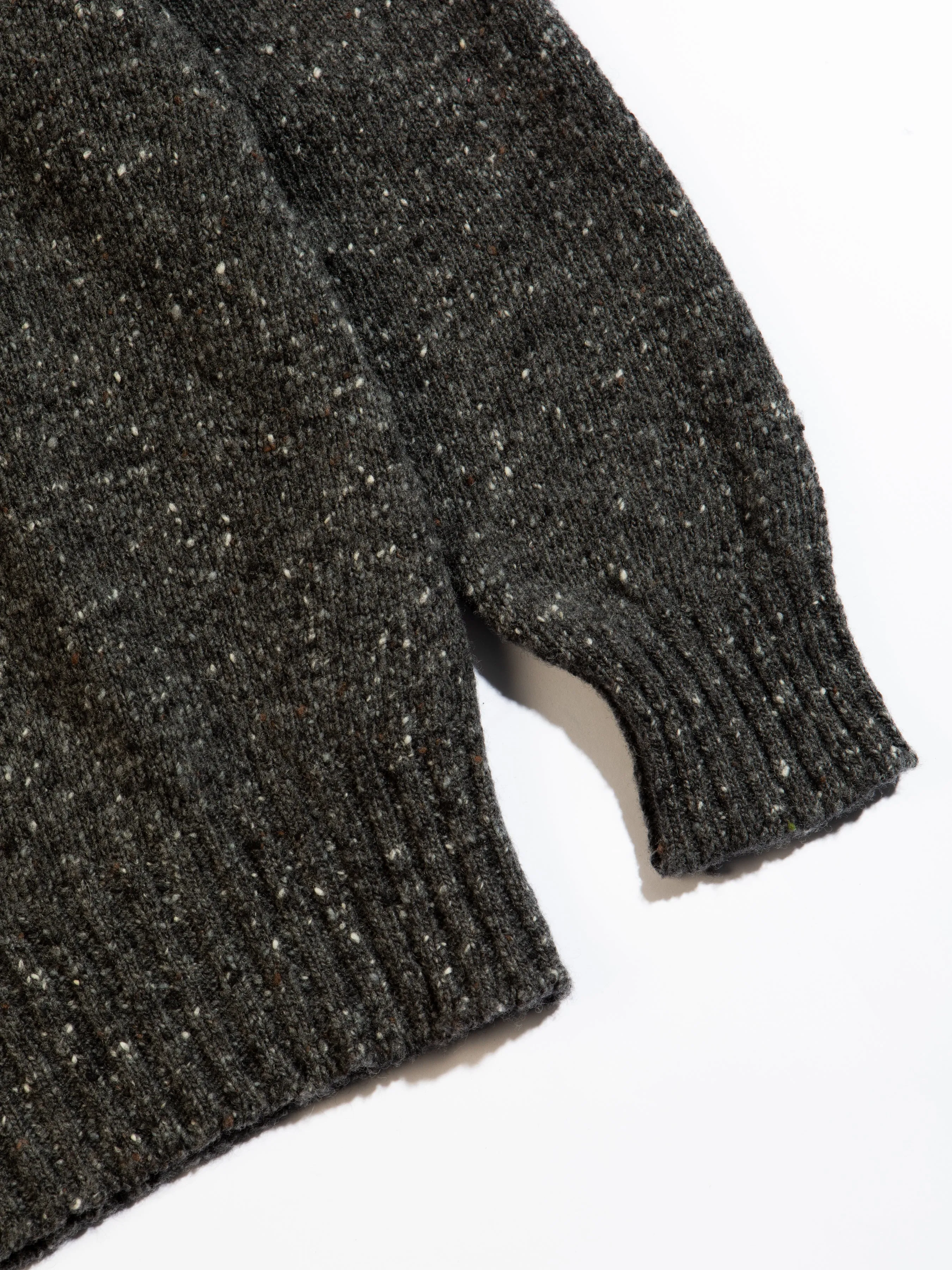 Donegal Roll Neck in Charcoal Pure Merino Wool sold by Kestin product image thumbnail 5