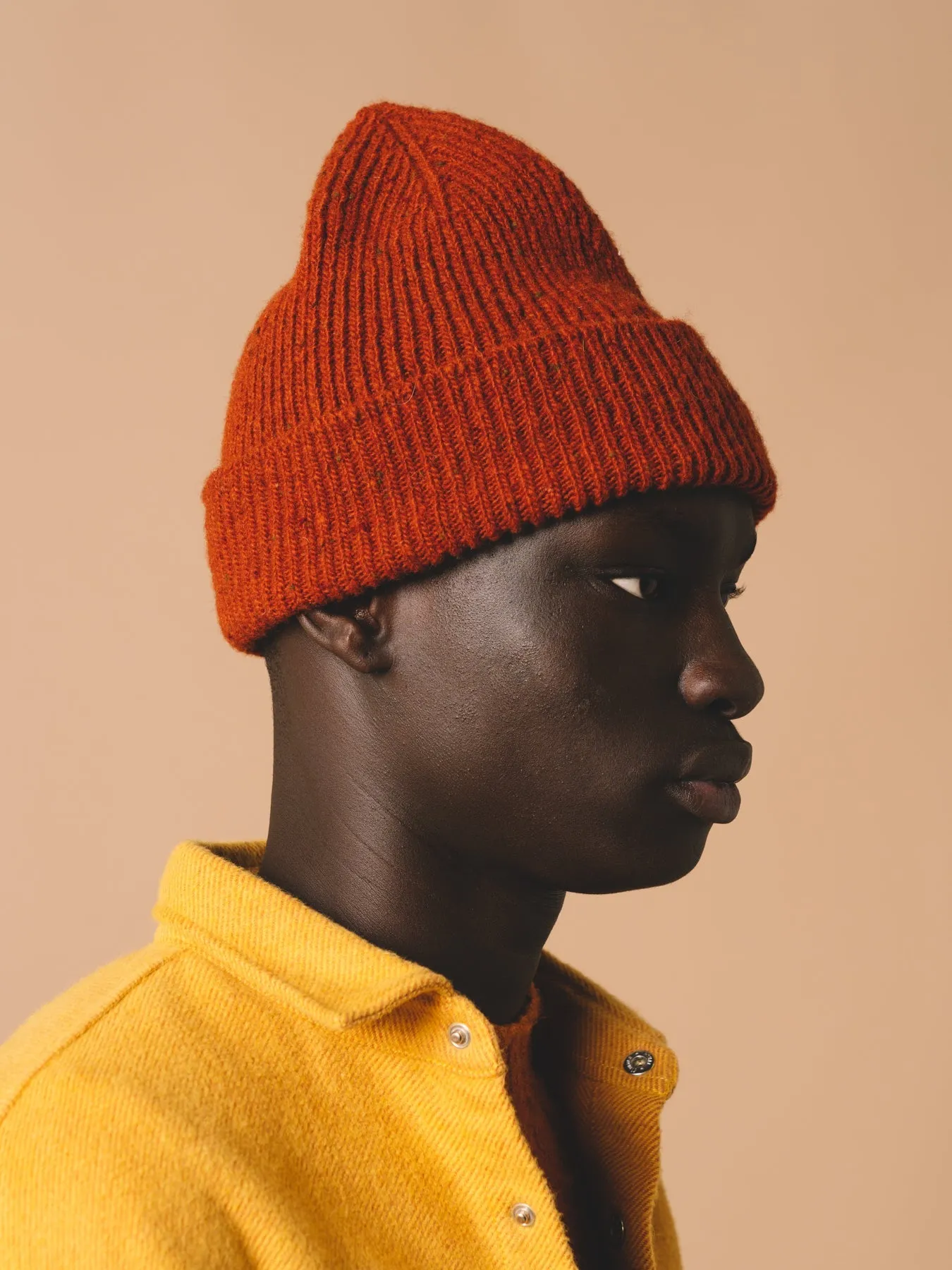 Kilpatrick Beanie in Rust Merino Wool sold by Kestin product image thumbnail 2