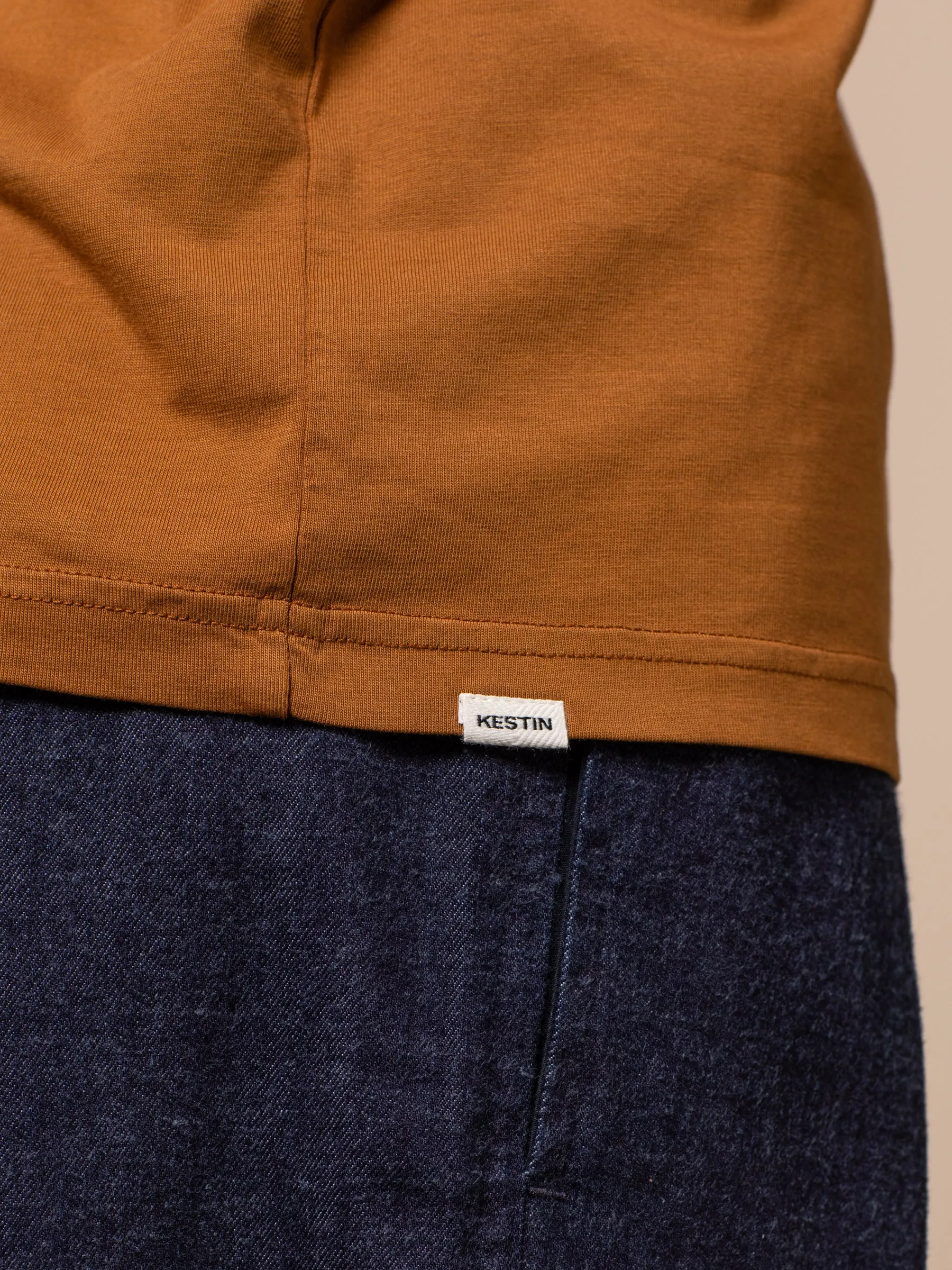 Drem Classic T-Shirt in Rust sold by Kestin product image thumbnail 4