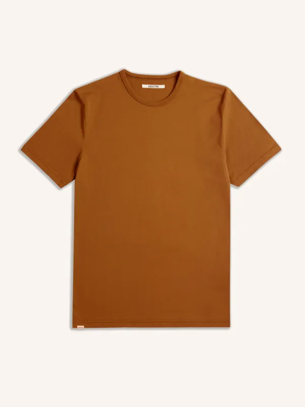 Drem Classic T-Shirt in Rust sold by Kestin