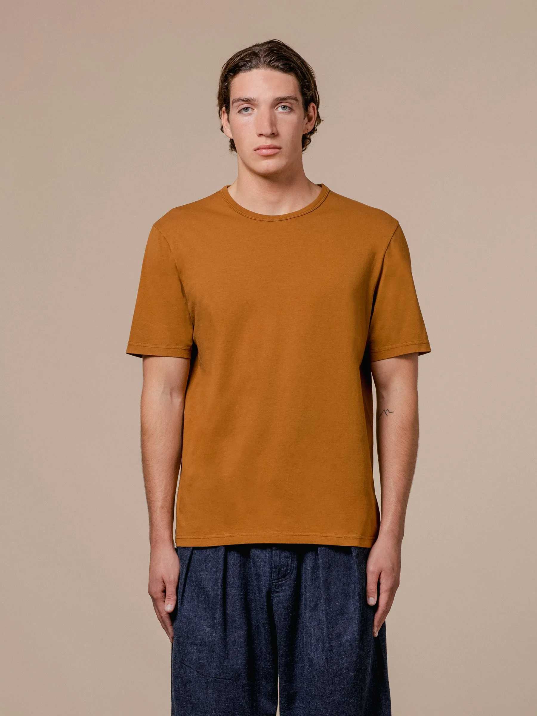 Drem Classic T-Shirt in Rust sold by Kestin product image thumbnail 2