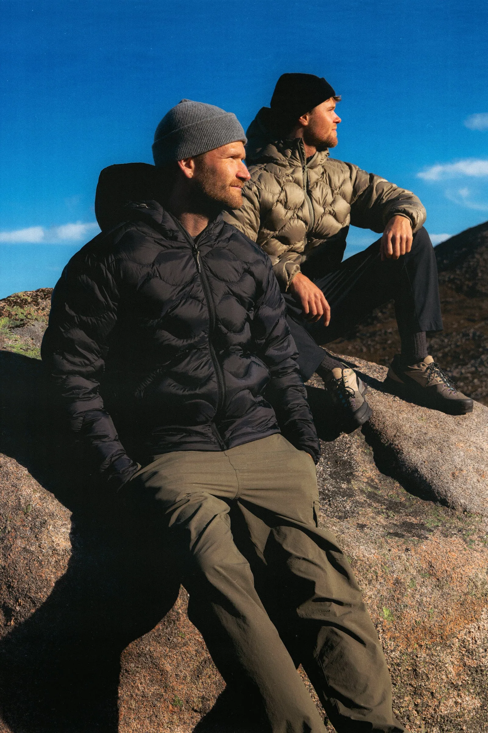 Cuillin Down Jacket in Black Recycled Ripstop sold by Kestin product image thumbnail 2