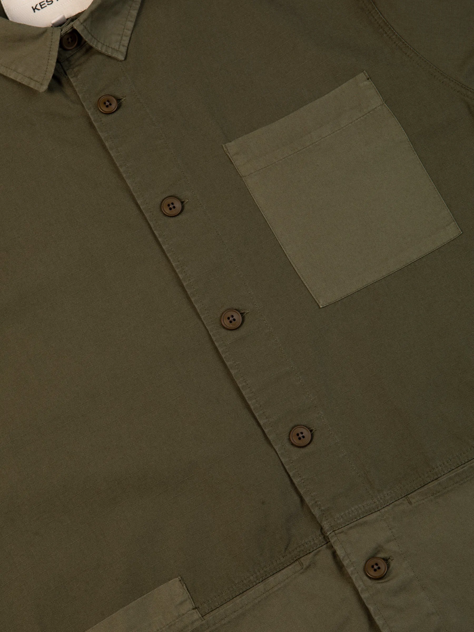 Rosyth Overshirt in Dark Olive sold by Kestin product image thumbnail 2