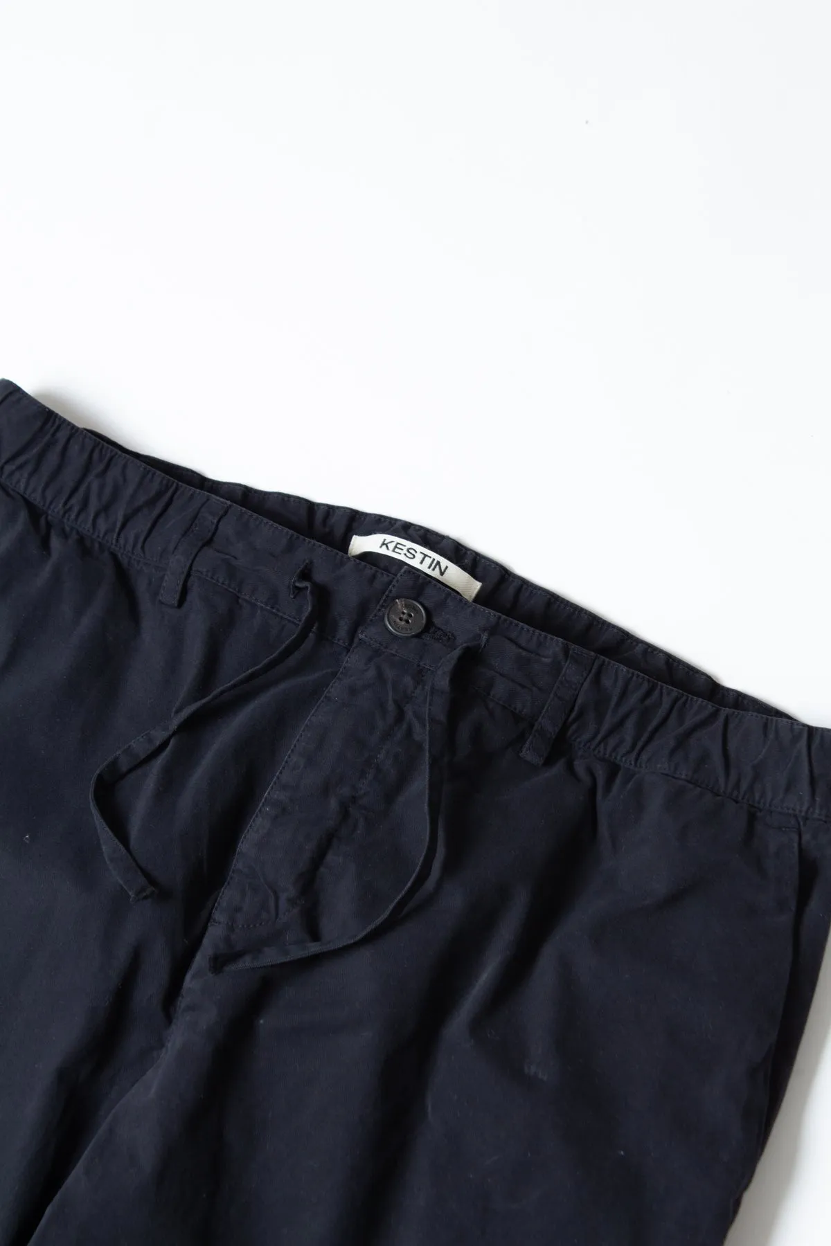 Inverness Trouser in Navy Cotton Twill sold by Kestin product image thumbnail 5
