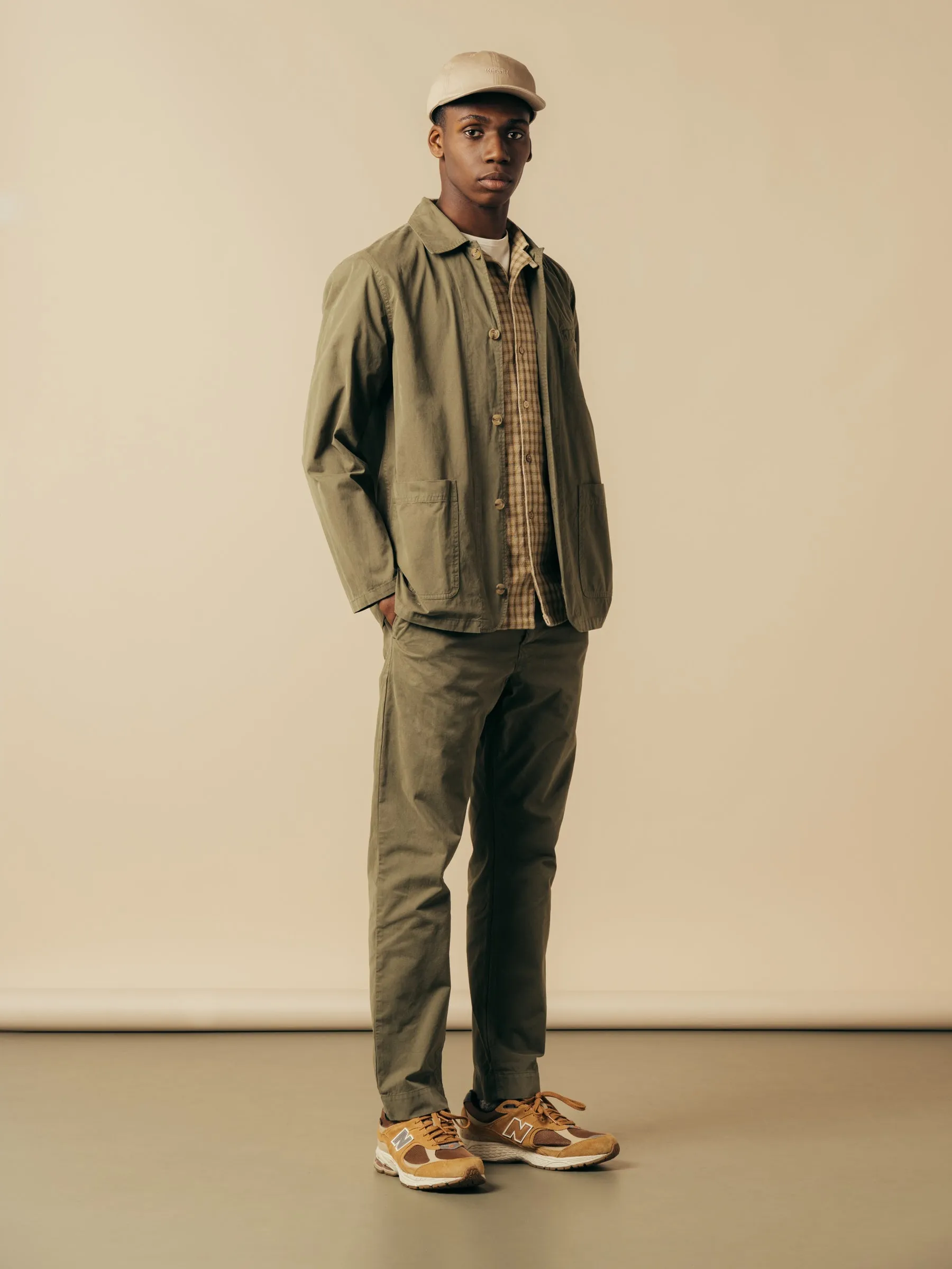 Huntly Jacket in Olive Cotton Twill sold by Kestin product image thumbnail 2