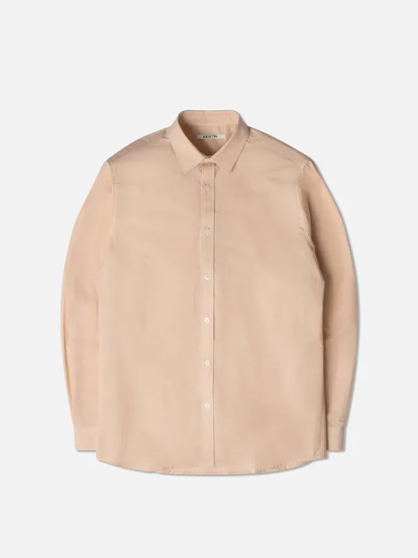 Dirleton Shirt in Sand Pineapple Cloth sold by Kestin