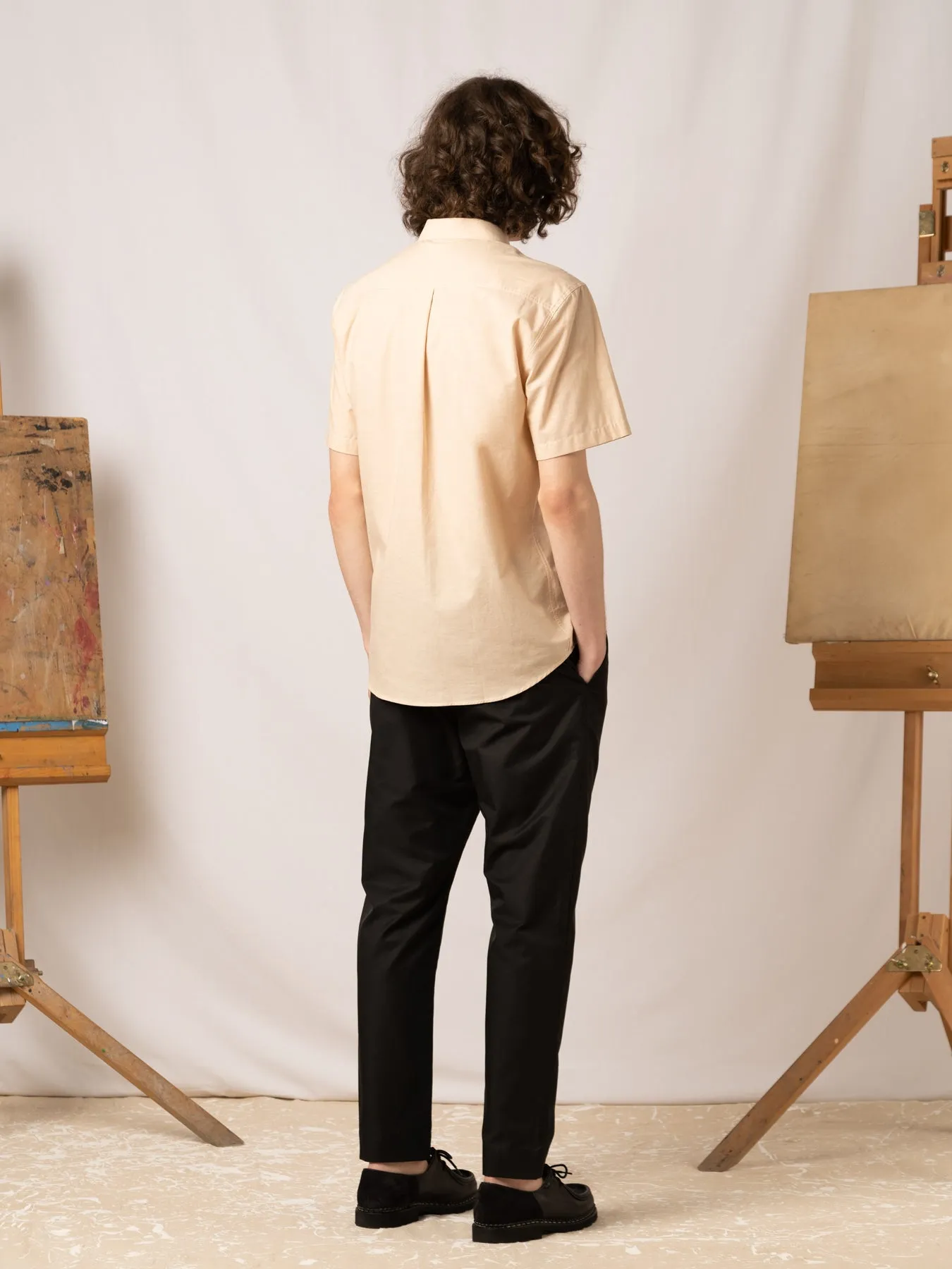 Aberlady Shirt in Sand Pineapple Cloth sold by Kestin product image thumbnail 3