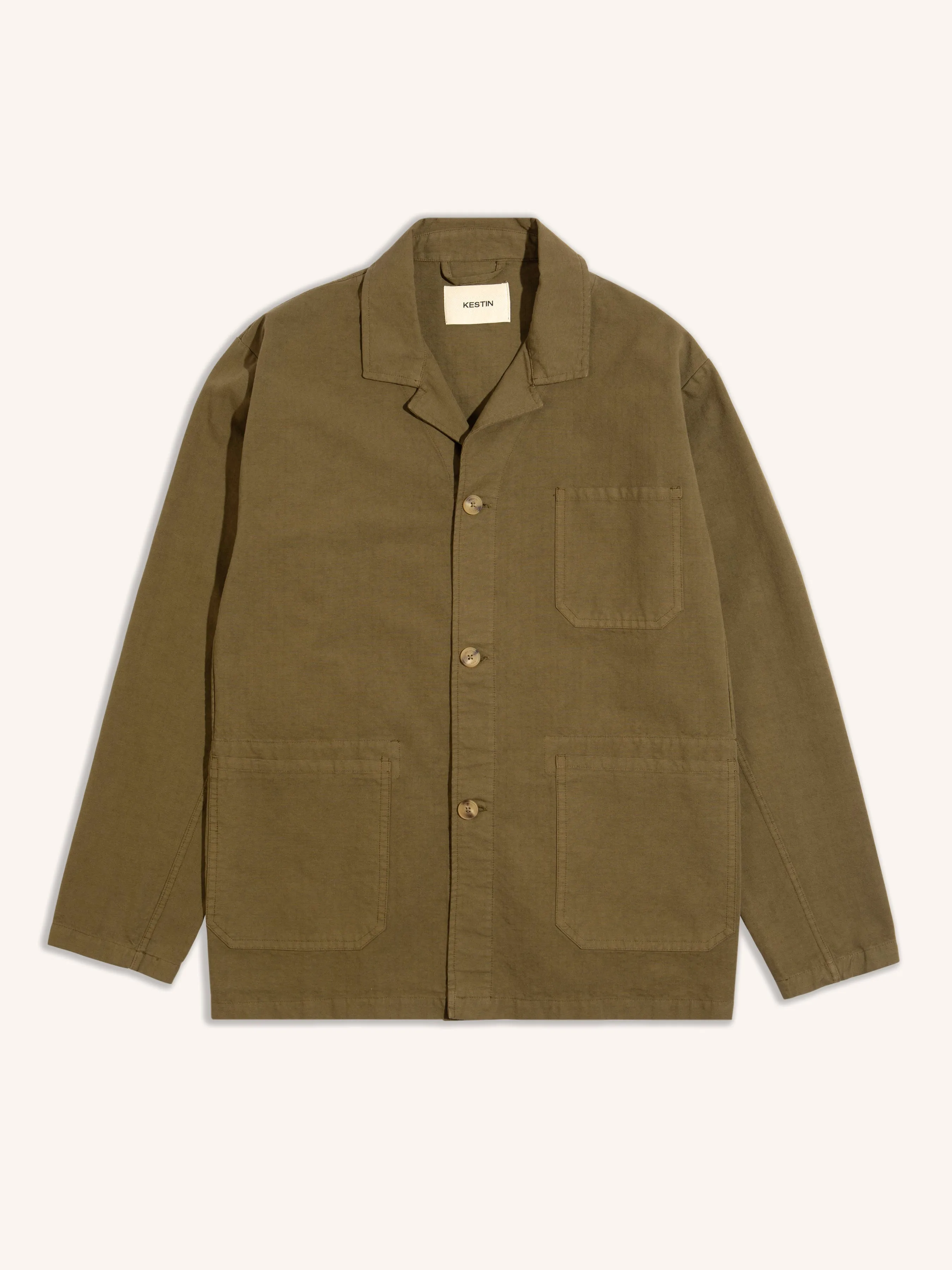 Port Jacket in Gamekeeper Green Ripstop sold by Kestin