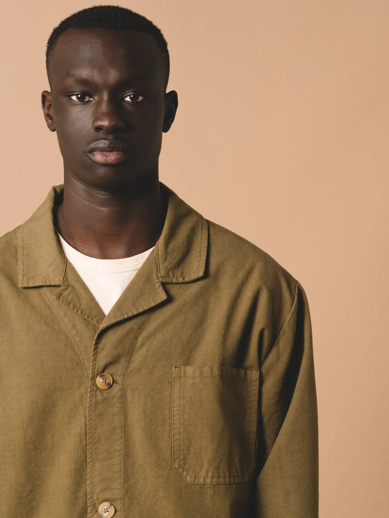 Port Jacket in Gamekeeper Green Ripstop sold by Kestin product image thumbnail 5