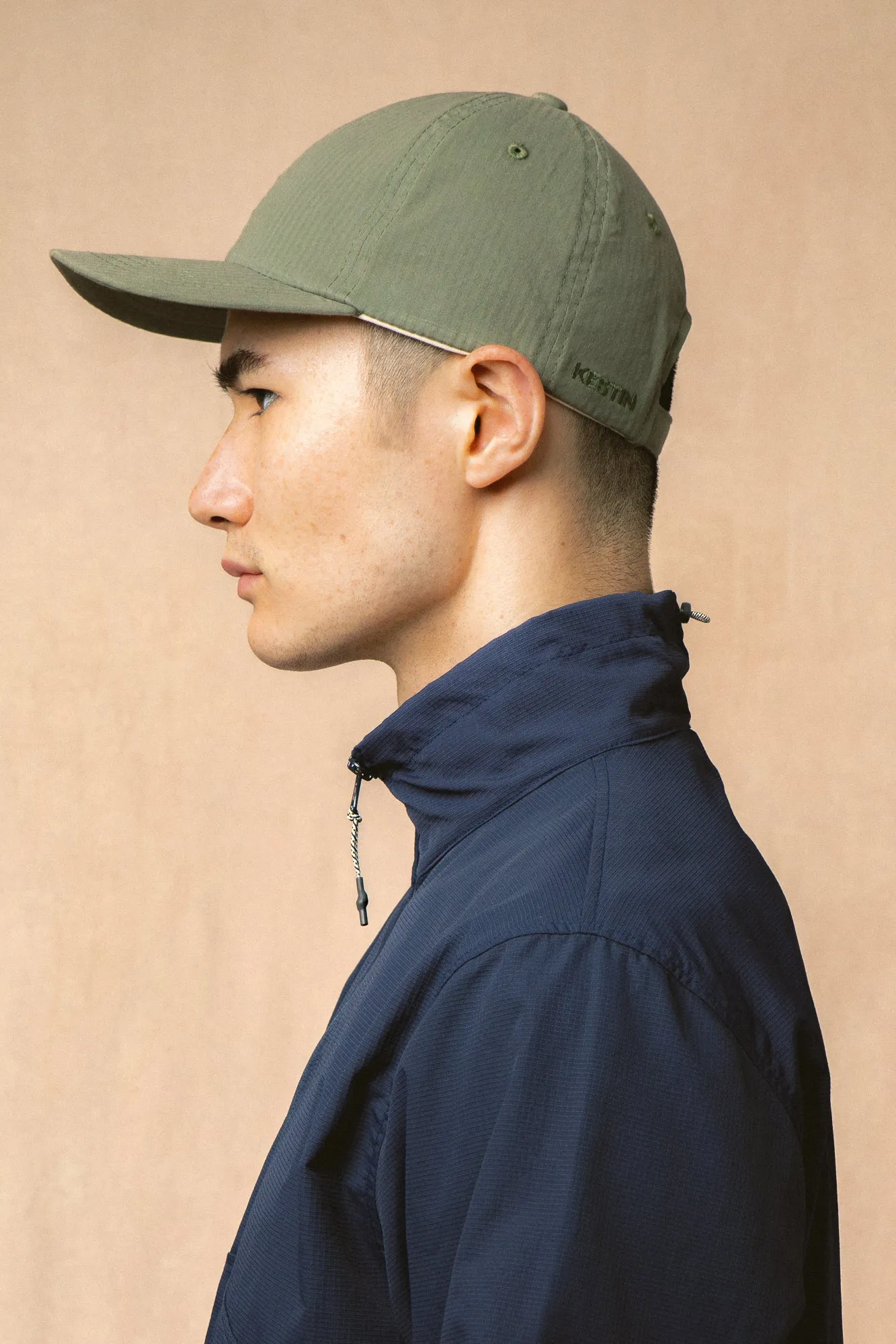 Aberfeldy Windbreaker in Navy Nylon Ripstop sold by Kestin product image thumbnail 4