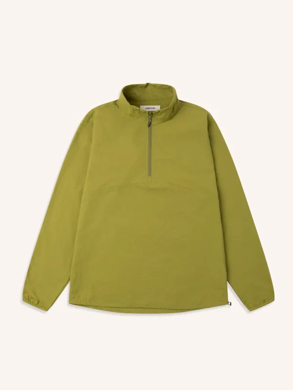 Aberfeldy Windbreaker in Green Nylon Ripstop sold by Kestin
