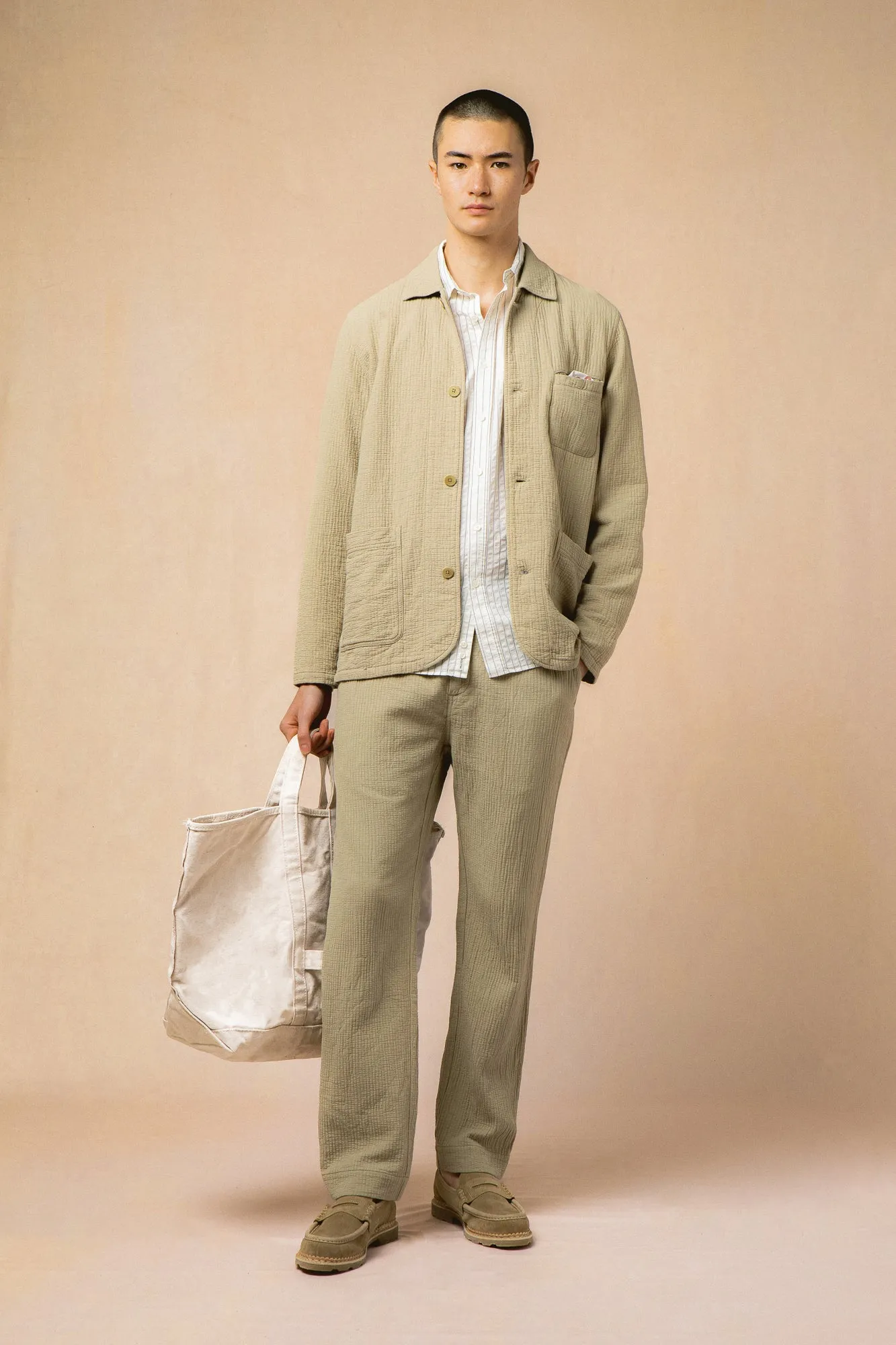 Huntly Jacket in Khaki Matchstick sold by Kestin product image thumbnail 2