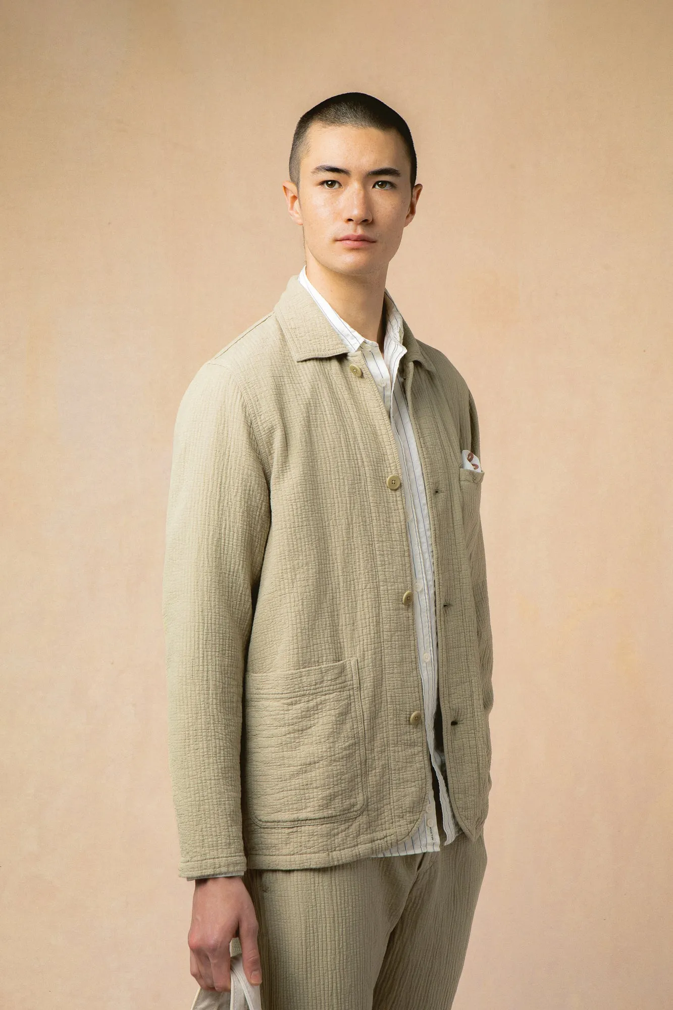 Huntly Jacket in Khaki Matchstick sold by Kestin product image thumbnail 4