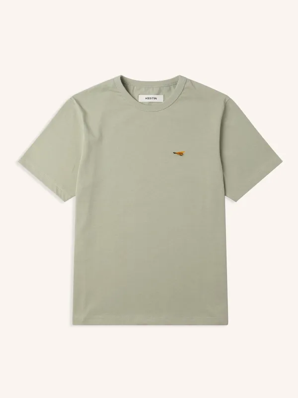 Cargill Tee in Pistachio Cotton Jersey sold by Kestin