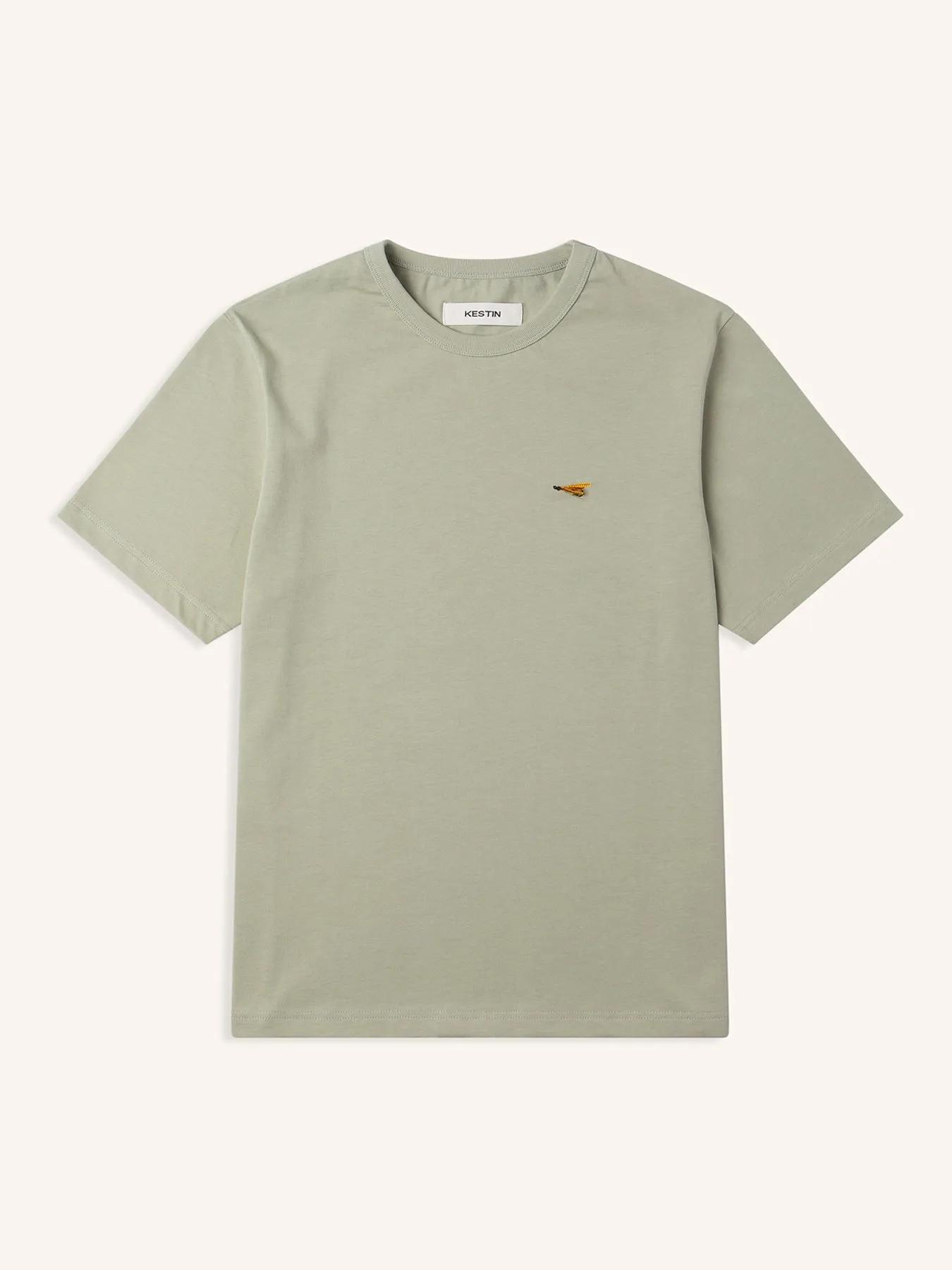Cargill Tee in Pistachio Cotton Jersey sold by Kestin