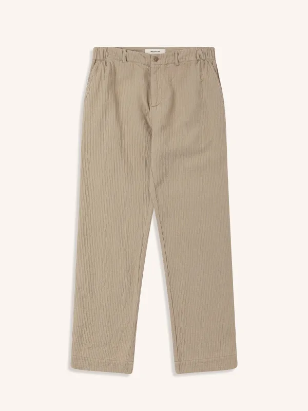 Aberlour Pant in Khaki Matchstick sold by Kestin