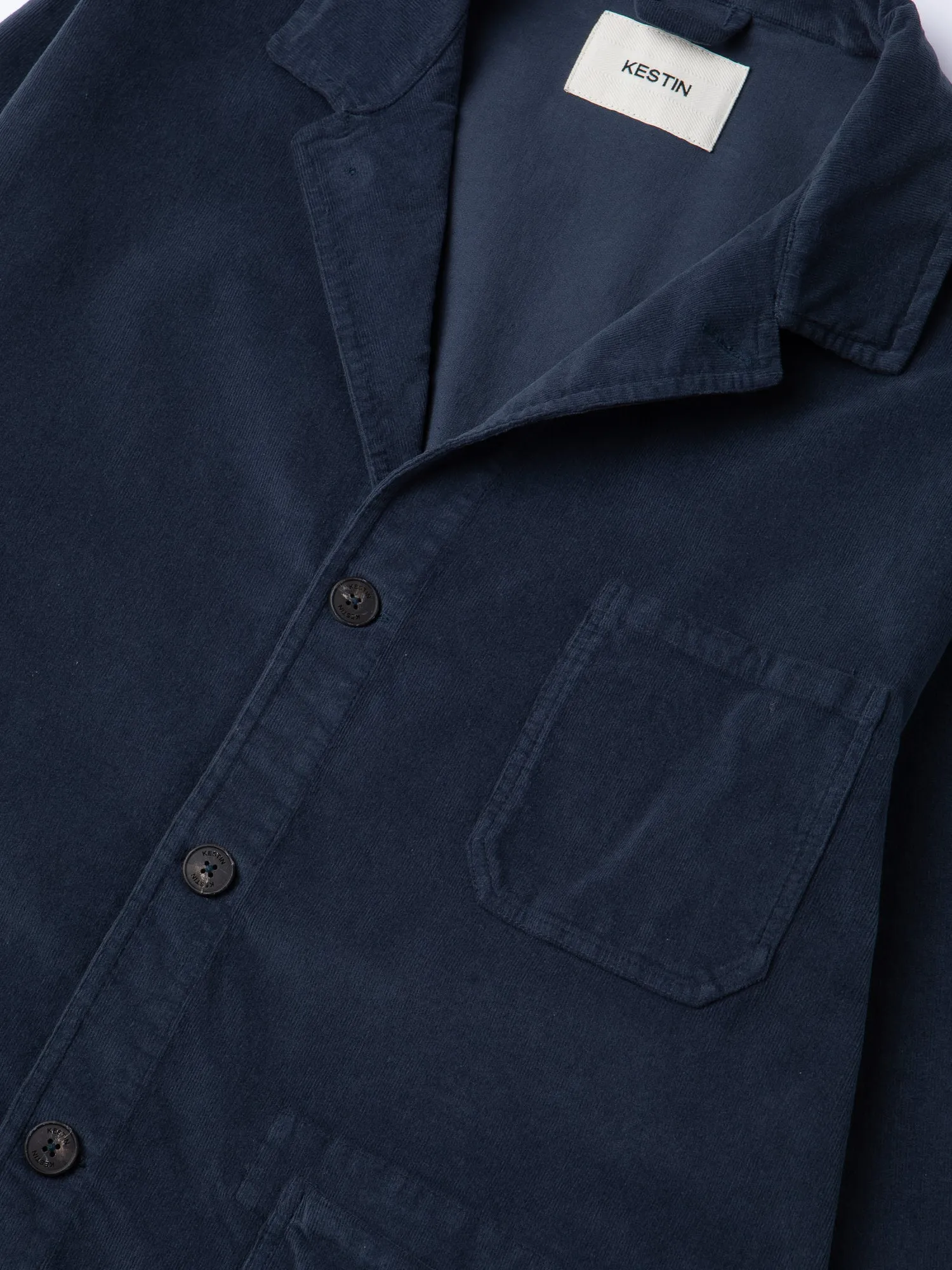 Port Jacket in Navy Fine Corduroy sold by Kestin product image thumbnail 3