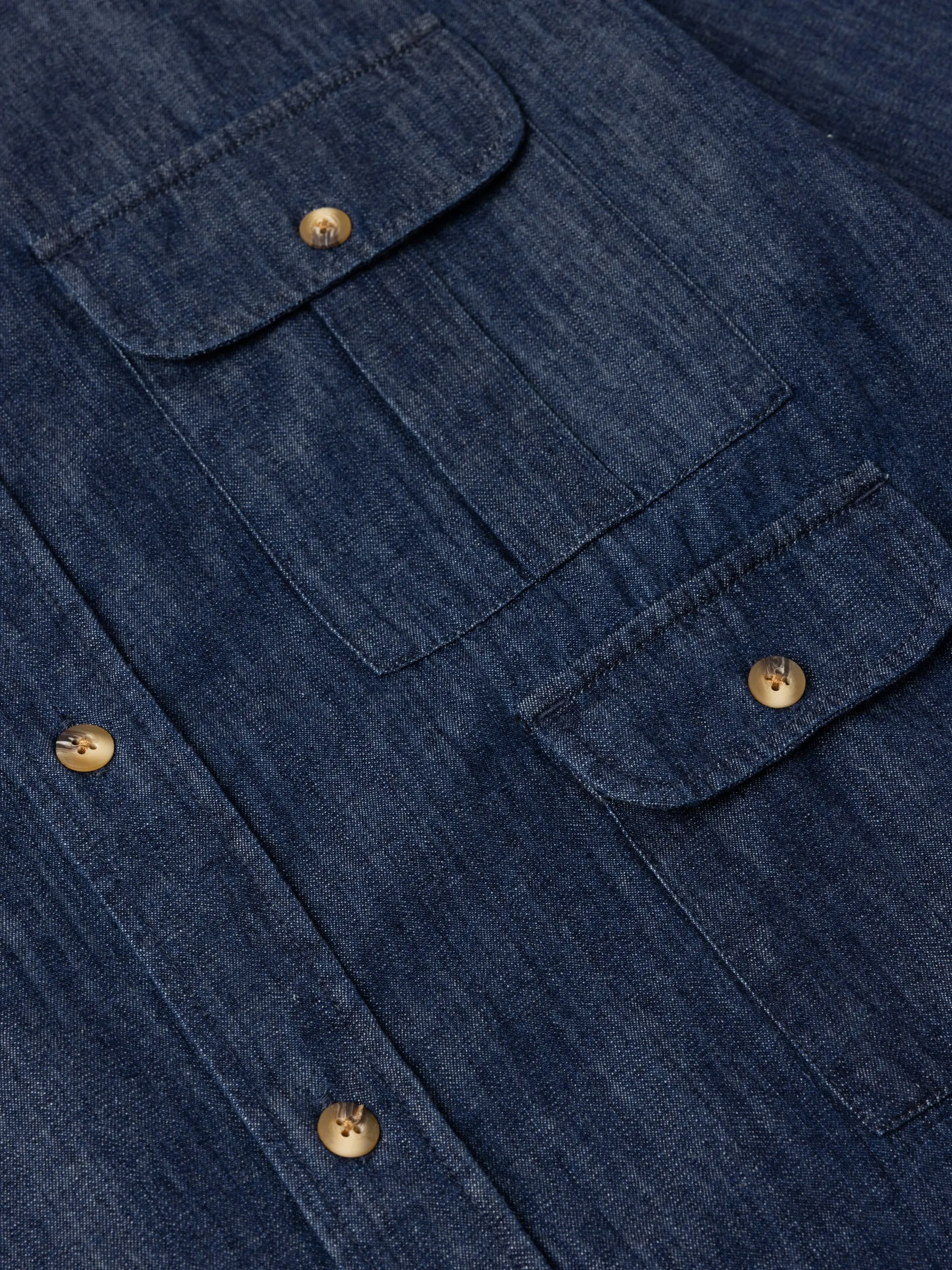 Kinnaird Shirt in Denim sold by Kestin product image thumbnail 3