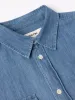 Kinnaird Shirt in Washed Denim sold by Kestin