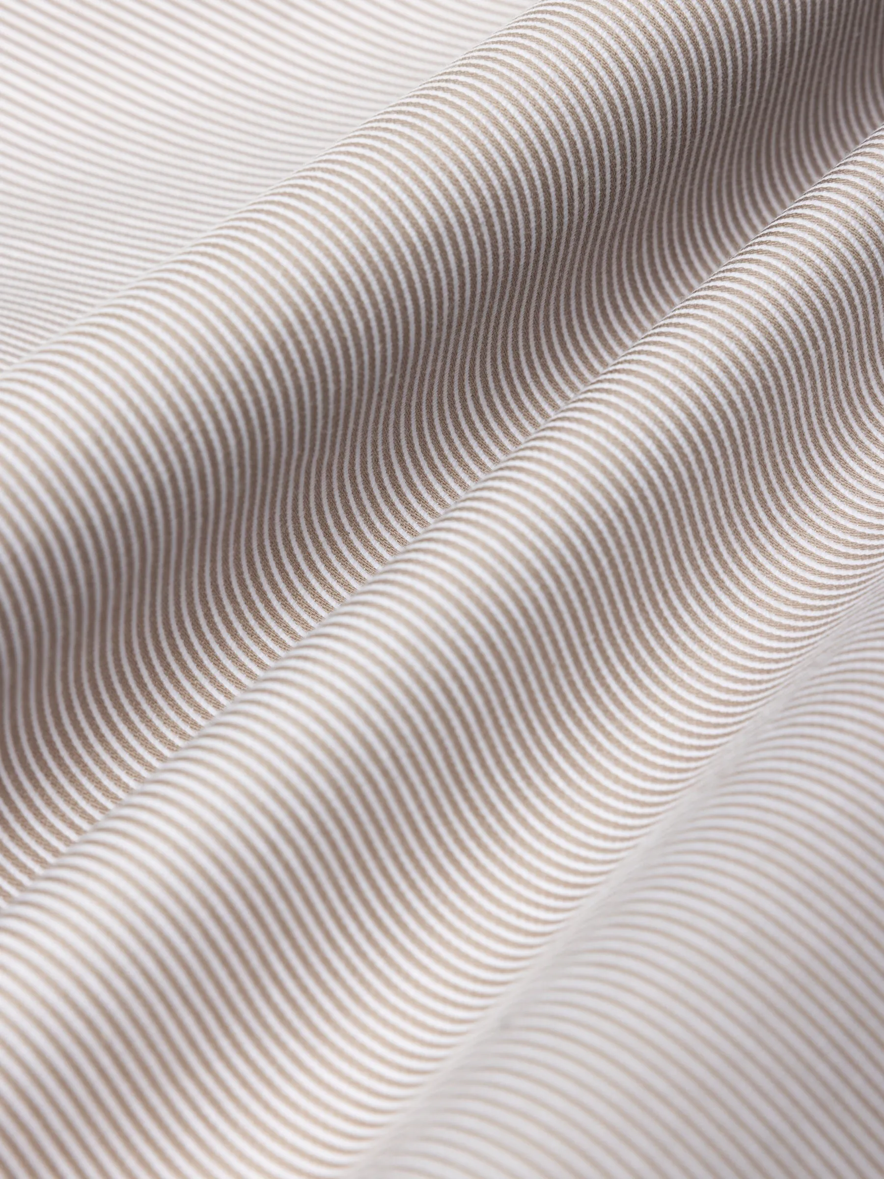 Raeburn Button Down Shirt in Light Khaki Hickory Stripe sold by Kestin product image thumbnail 2