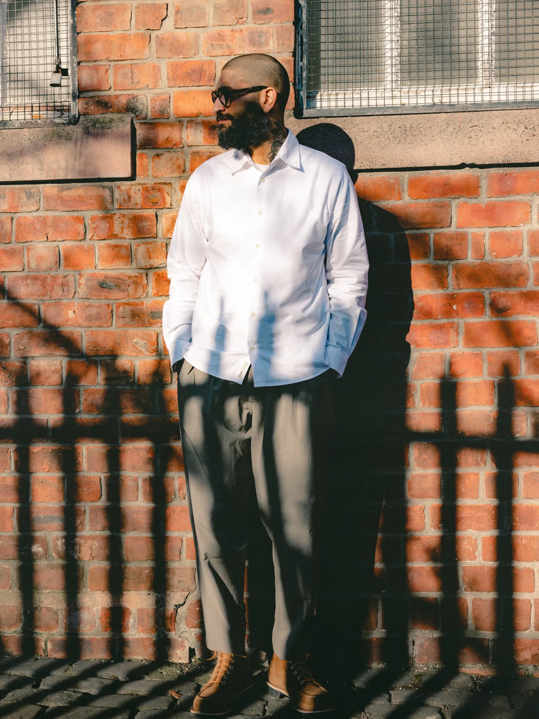 Dirleton Shirt in White Cotton Oxford sold by Kestin product image thumbnail 2